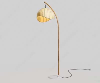 现代落地灯3D模型下载